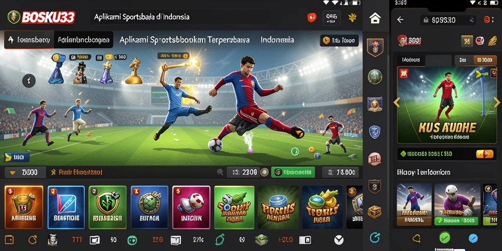 Tampilan antarmuka BOSKU33 yang menarik dan mudah dinavigasi.