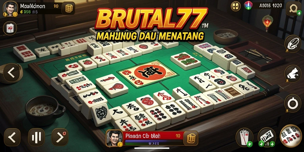 Tampilan gameplay BRUTAL77 yang menarik dan interaktif.