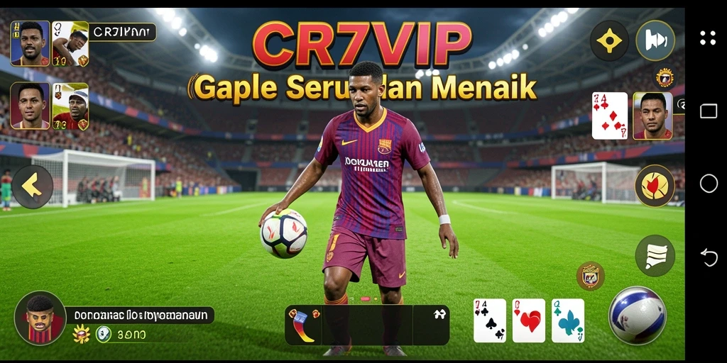 Tampilan menarik dalam permainan Gaple di CR7VIP.