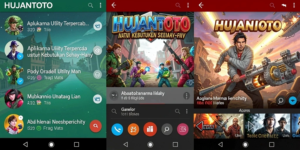 Tampilan antarmuka HUJANTOTO yang user-friendly dan intuitif.