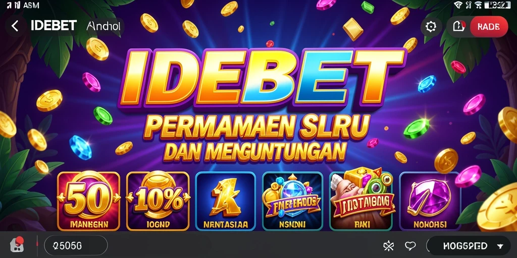Tampilan gameplay IDEBET yang seru dan mengasyikkan di permainan slot.