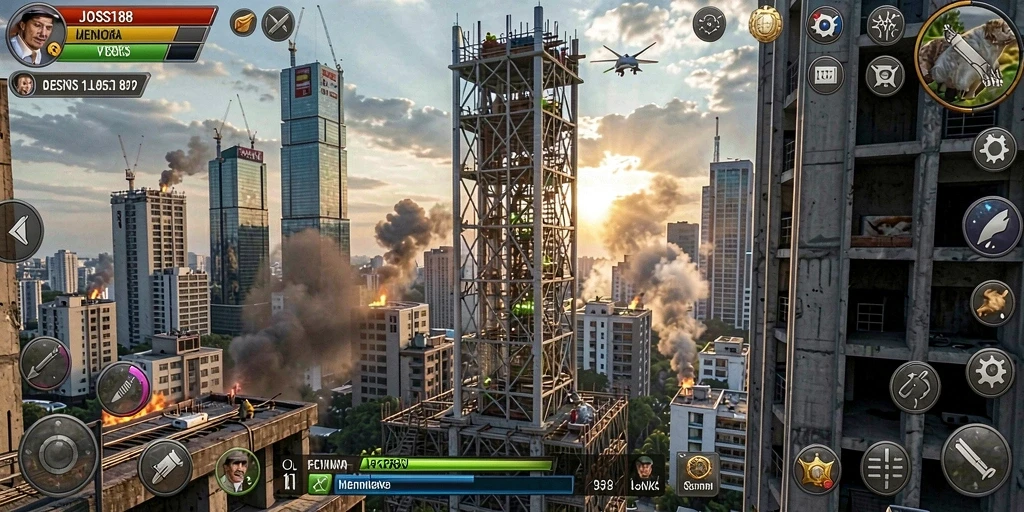 Screenshot JOSS188 menampilkan aksi menara pertahanan melawan gelombang musuh yang epik.