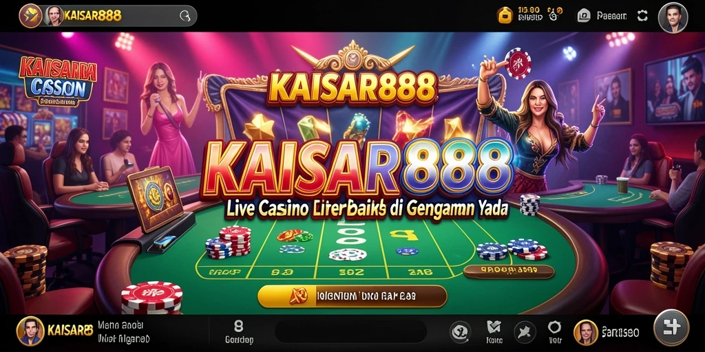 Tampilan gameplay Live Casino yang interaktif dan seru.
