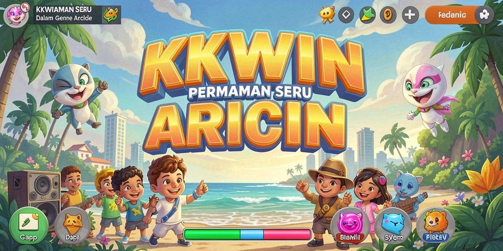 Tampilan gameplay seru dari KKWIN yang penuh tantangan.