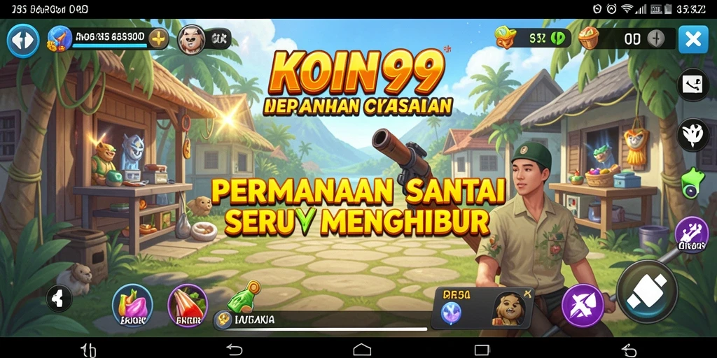 Tampilan gameplay seru KOIN99 yang mengasyikkan.