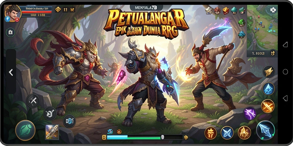 Tangkapan layar yang menampilkan aksi tak terlupakan dalam MENYALA78.