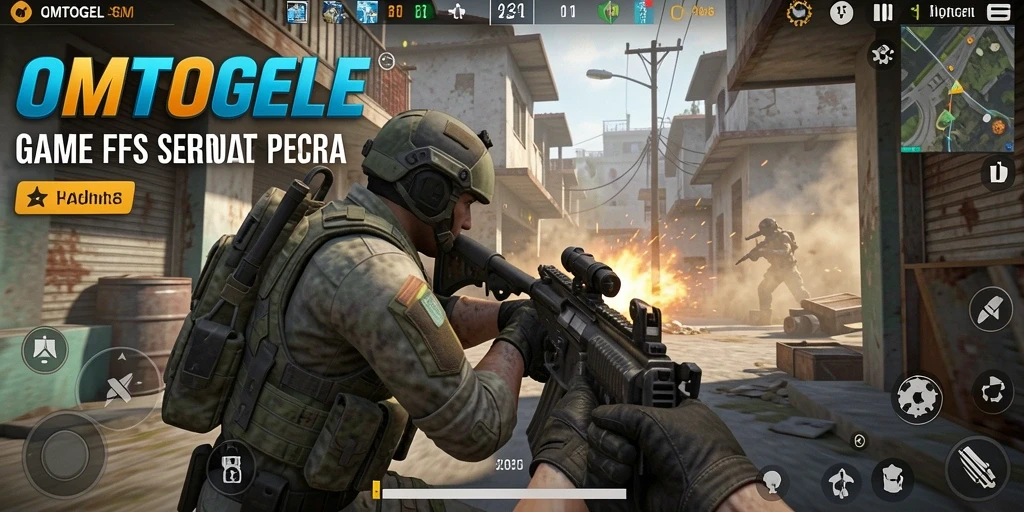 Tampilan gameplay menarik dari <strong>OMTOGEL</strong> dengan aksi tembak-menembak yang intens.