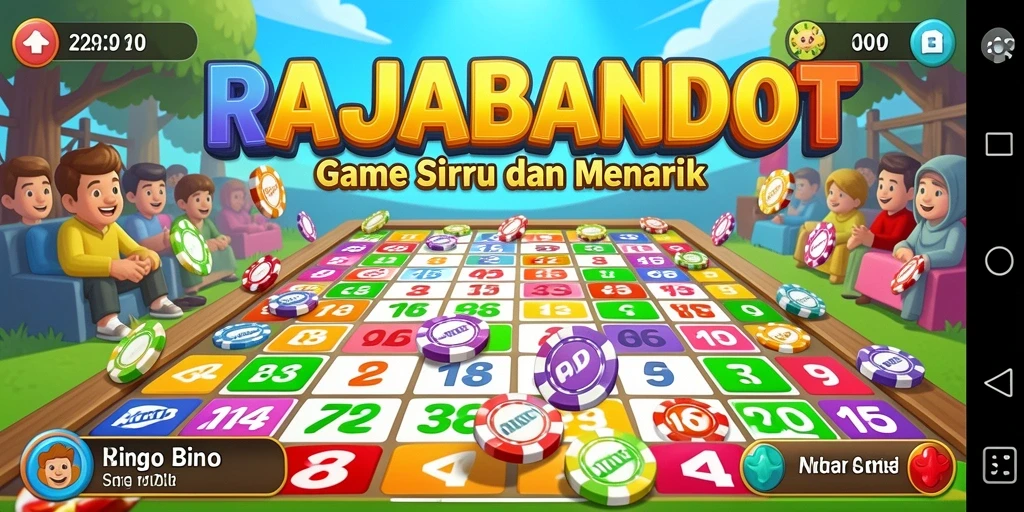 Tampilan tangkapan layar dari gameplay Bingo RAJABANDOT yang seru.