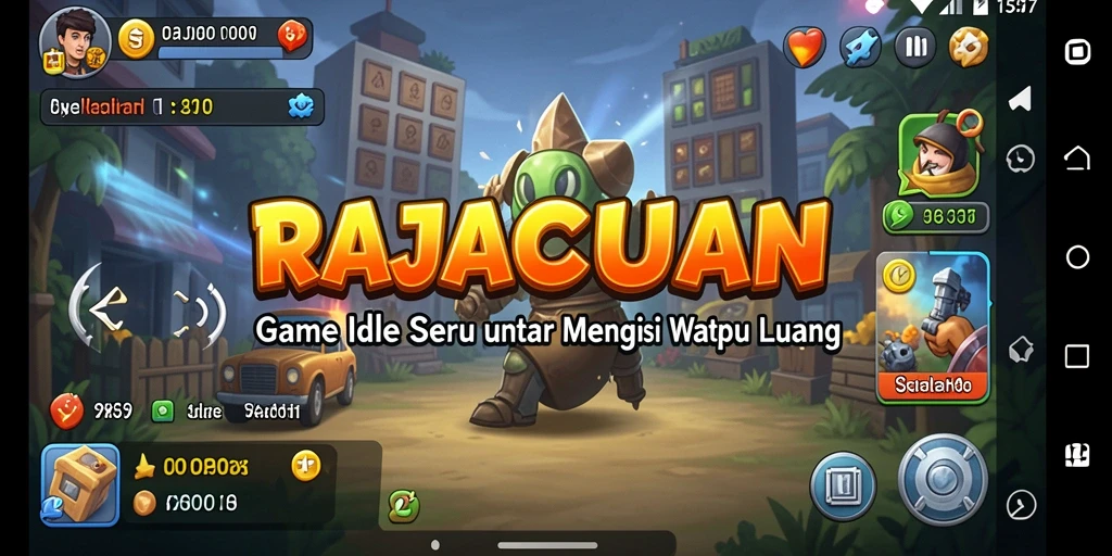 Tampilan gameplay RAJACUAN yang menarik dan menenangkan.