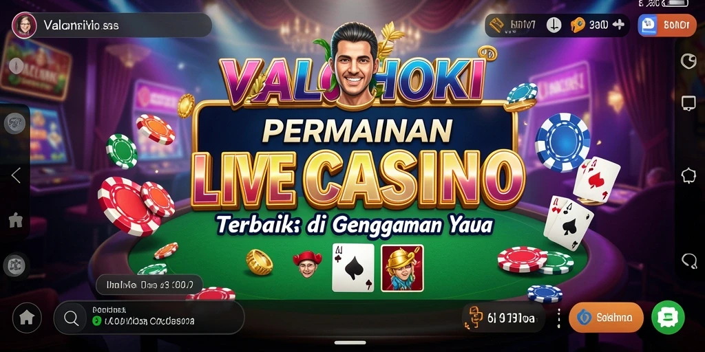 Tampilan gameplay mendebarkan dari VALOHOKI di Live Casino.